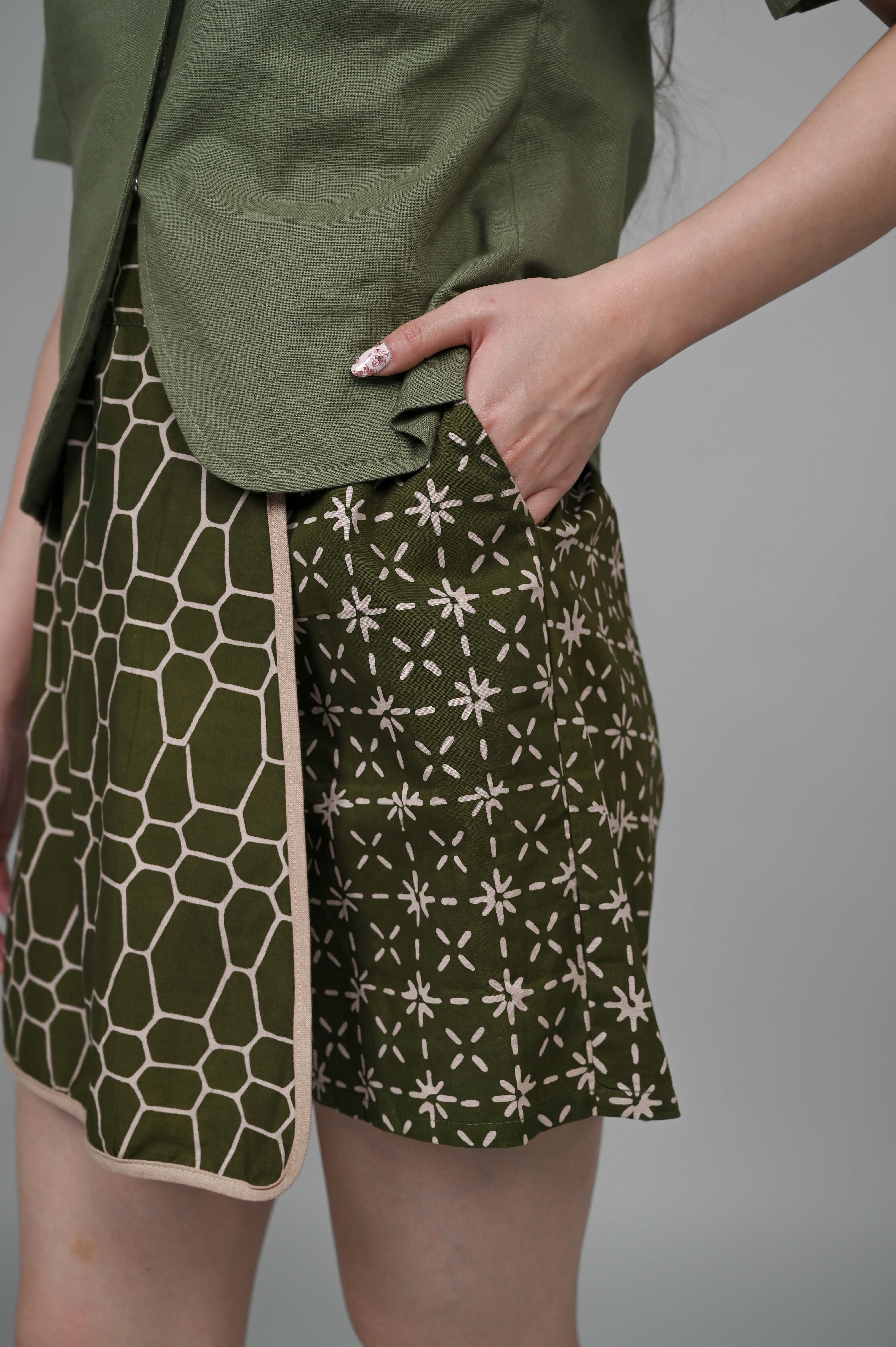 Adeera Pants Garut Green P0332