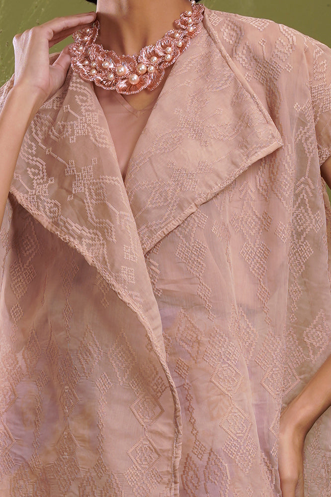 Outer Brown Organza T2140