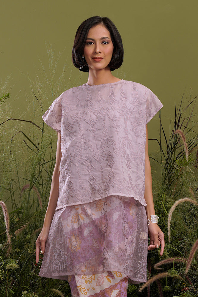 Taslima Organza Lilac T2151