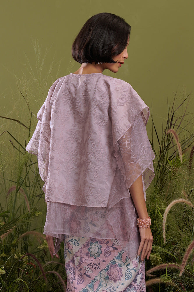 Outer Lilac Organza T2139
