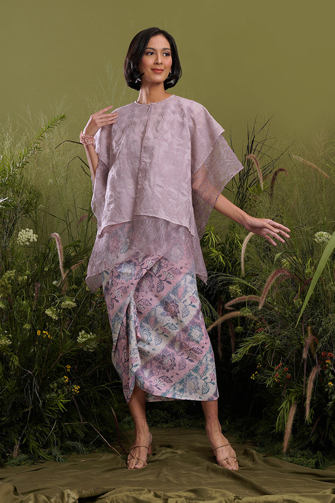 Outer Lilac Organza T2139