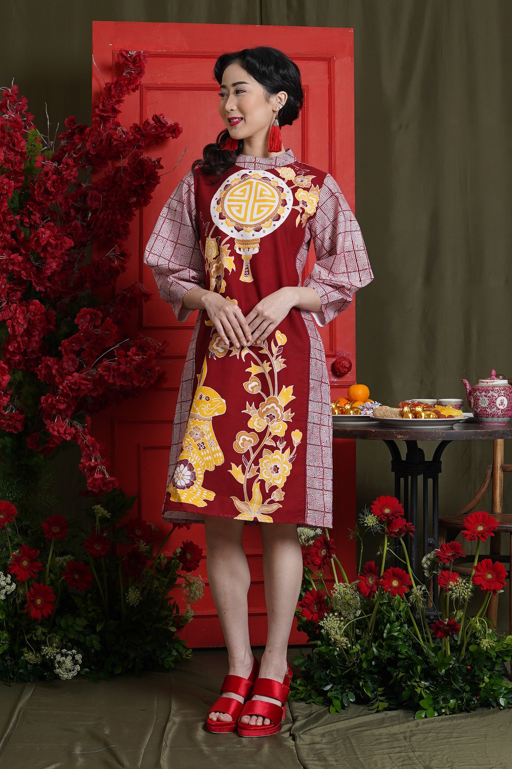 Lesi Dress Tulis CNY D0378