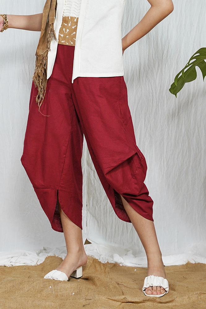 Coral Pants Red P0095
