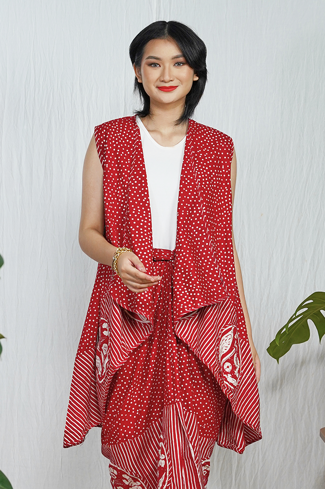 Outer Selampad Rempah Merah T1665