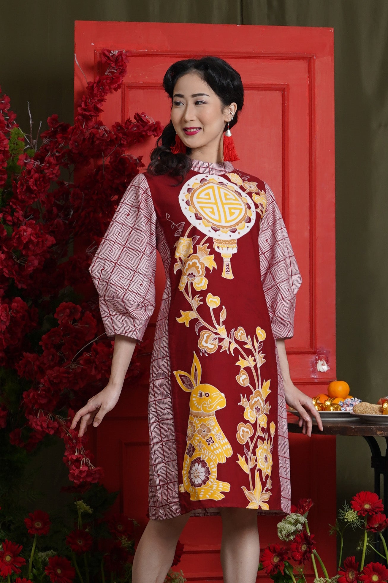 Lesi Dress Tulis CNY D0378