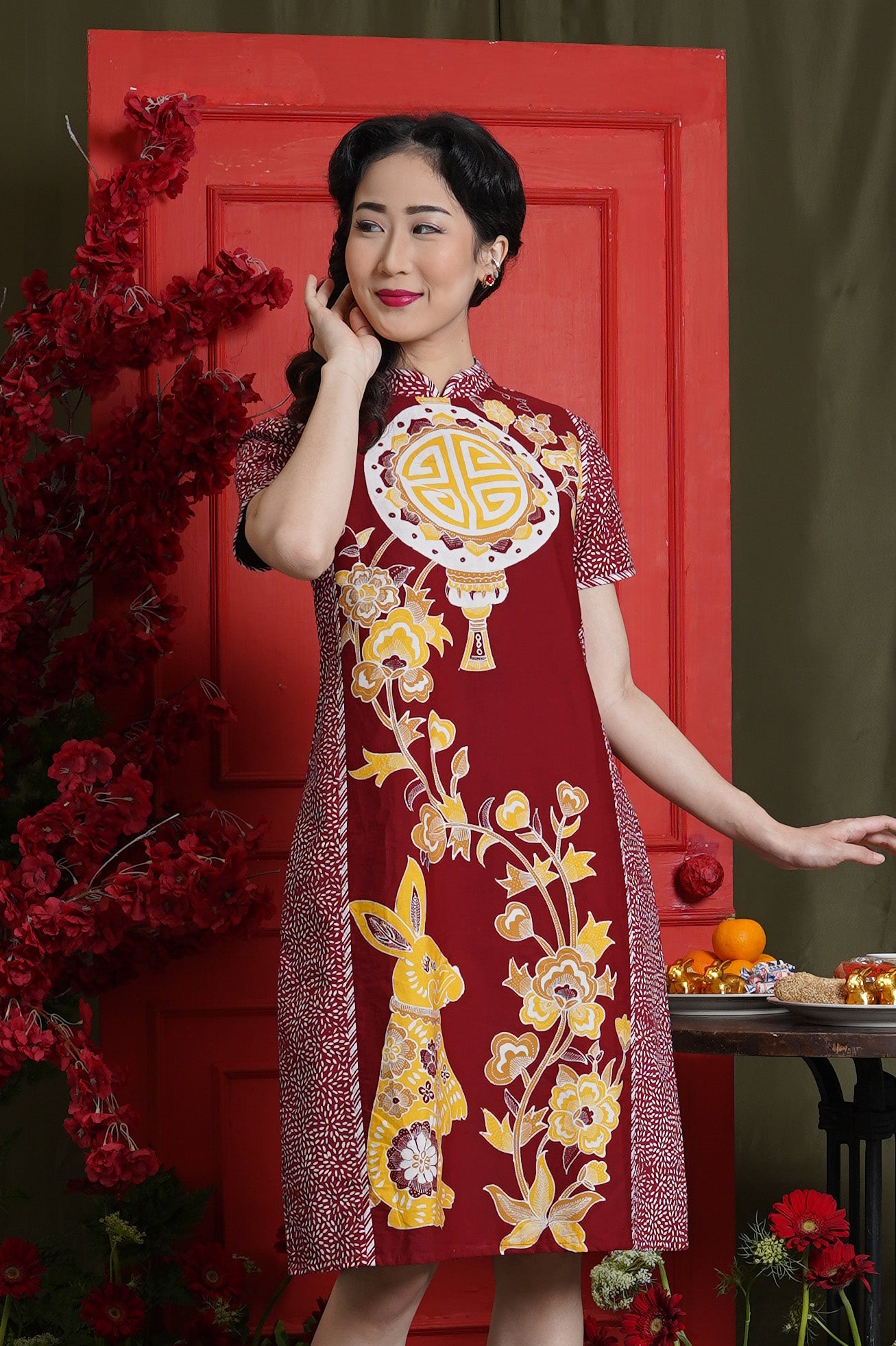 Davin Dress Tulis CNY D0379