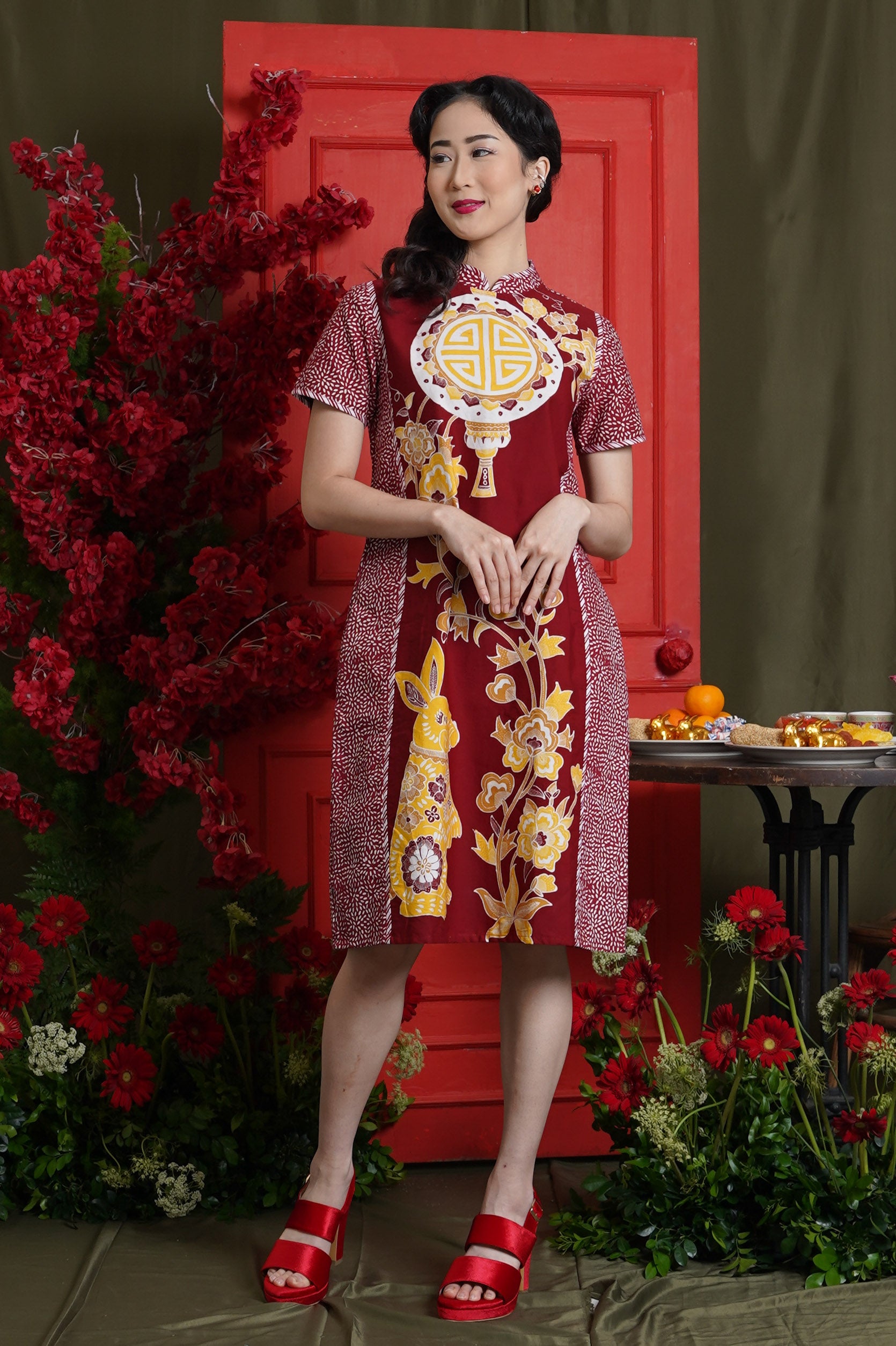 Davin Dress Tulis CNY D0379