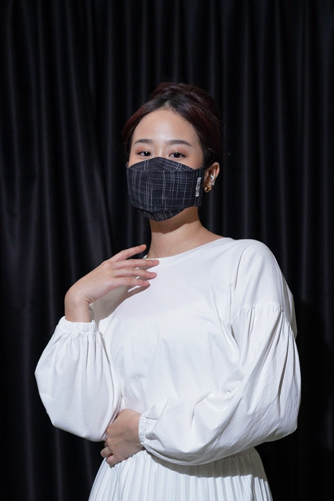 Masker Lurik Hitam